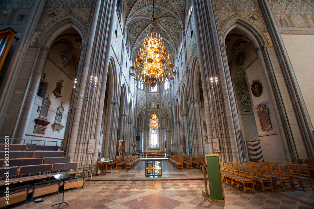 Northern Europe Sweden Uppsala Cathedral