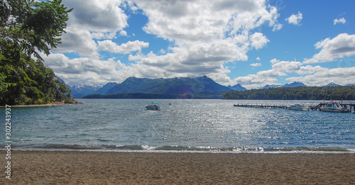 south lake with mountain in the background