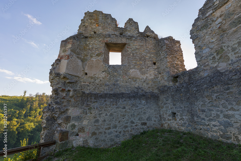 Überreste der Burg Ruine Niederhaus
