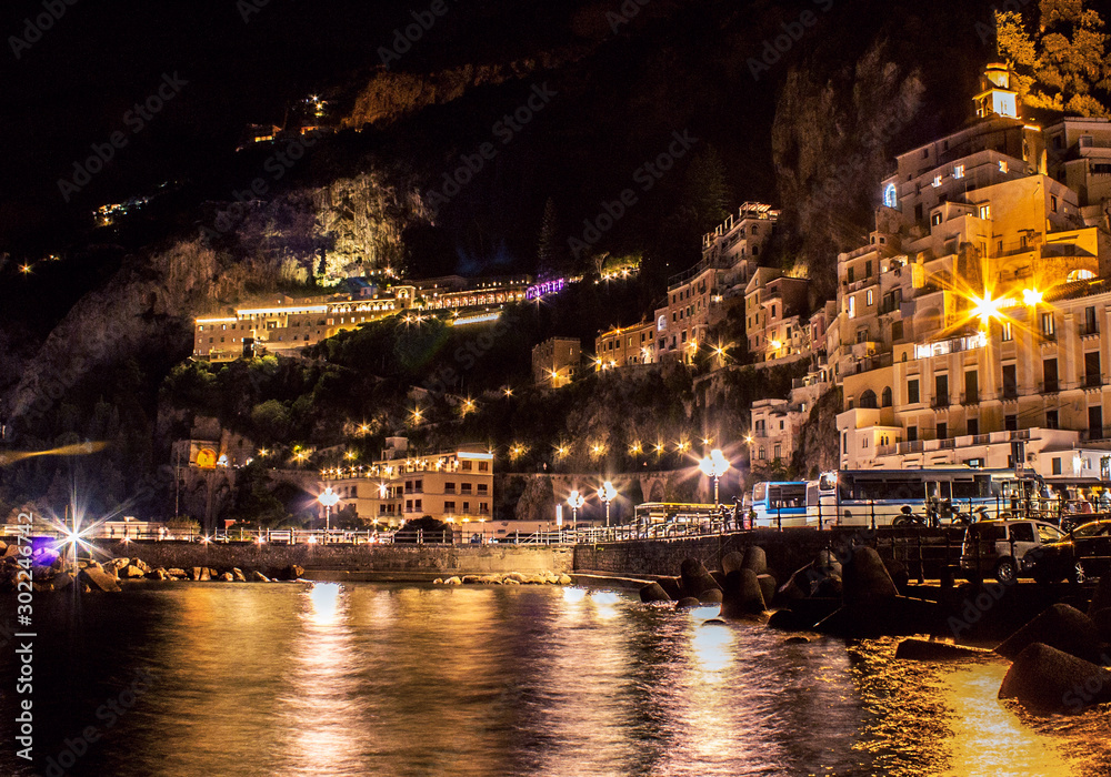 Naklejka premium lungomare Amalfi