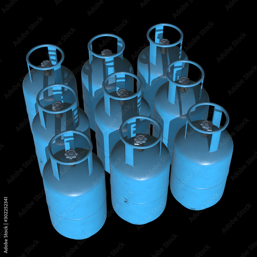 Gas cylinder lpg tank gasbottle. Propane gascylinder balloon