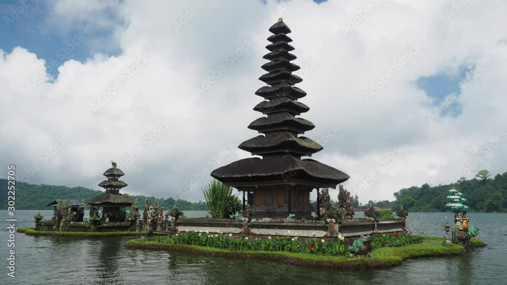 Pura Ulun Danu temple on the lake Bratan. Pura Ulun Danu temple on the lake Bratan.
