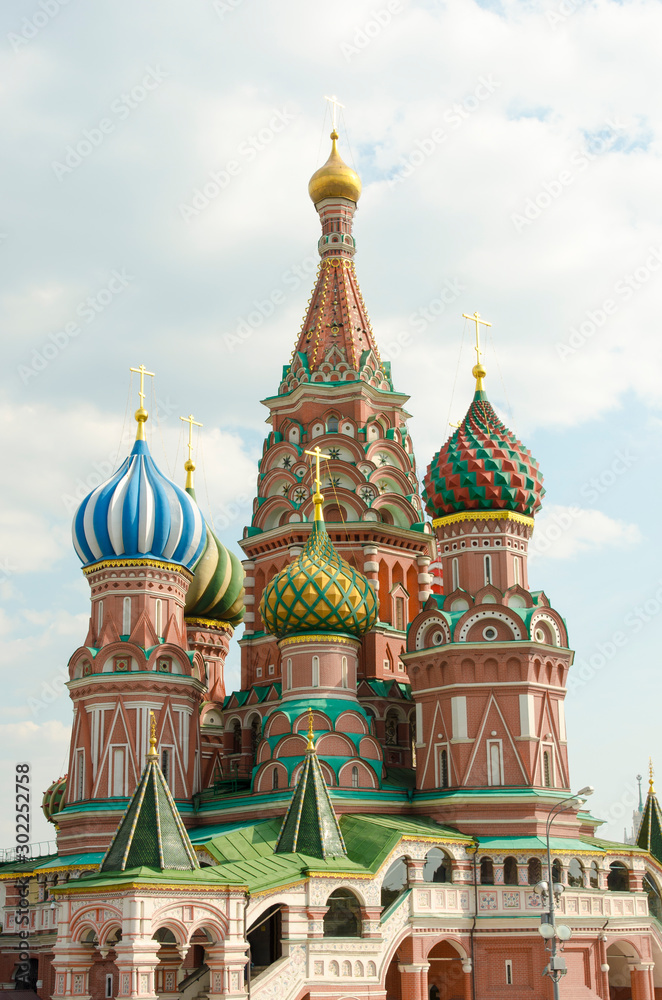 Saint Basil's Cathedral (Moscow, Russia) Vertical orientation.