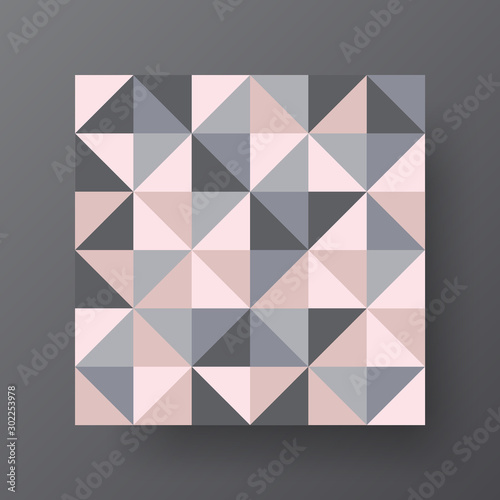 Amazing business advertisement vector mural art square banner mock up. Modern corporate abstract geometric illustration design layout background. Company identity quadrangle texture brochure template.