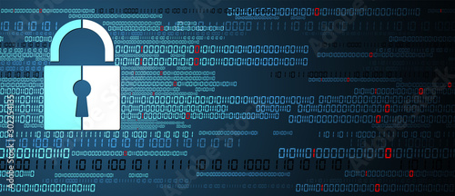 Cybersecurity and information or network protection. Future technology web services for business and internet project