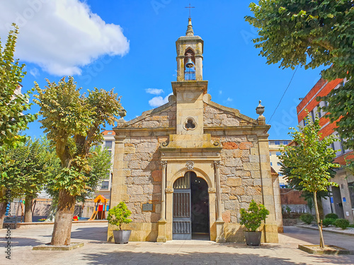 Porrino Chapel and city square photo