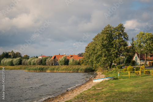 Swiecajty lake in Ogonki near Wegorzewo, Masuria, Poland photo