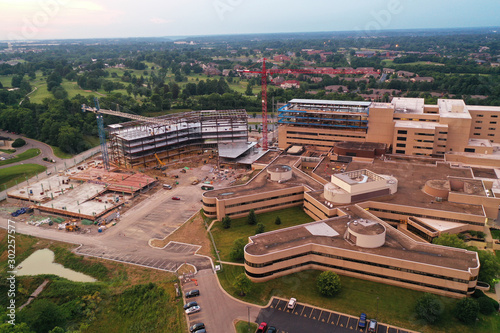 Hospital Construction Aerial