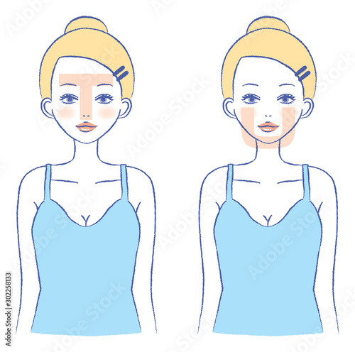 Illustration of T zone and U zone
