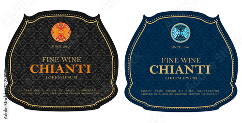 CHIANTI CLASSICO WINE LABEL SEGNO NOBILE MONTALCINO BRUNELLO