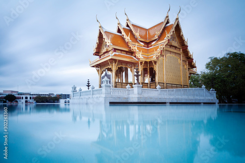 Buddhist temple at Siriraj in Bangkok