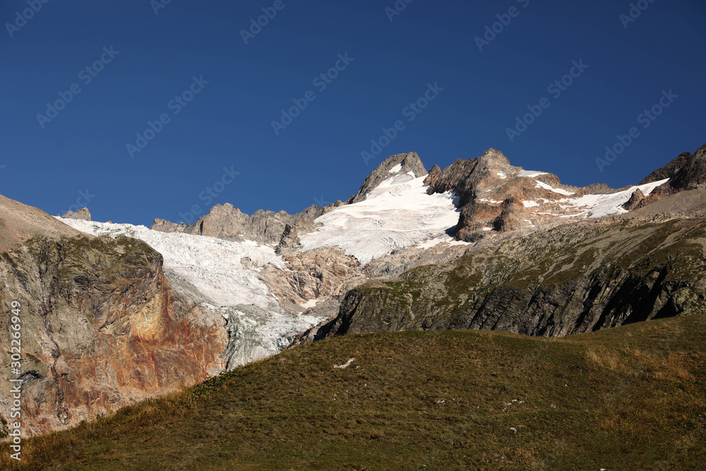 mountains in winter