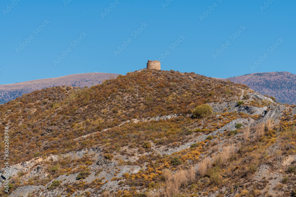Landscape of La Alpujarra near Berja (Almeria)