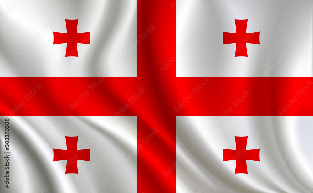 Georgia Flag background