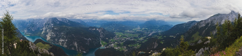 Panorama vom Gipfel des Jenner´s Berchtesgaden