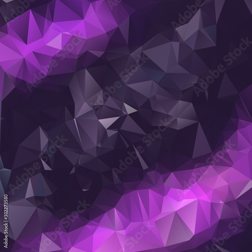 Abstract purple geometric triangulation background. Mobile wallpaper app