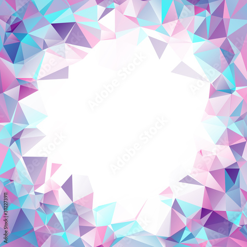 Abstract geometric triangulation background. Mobile wallpaper app