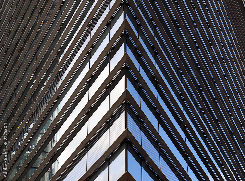 Abstract Apex of an high rise office building Abstract Apex of an high rise office building