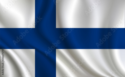 Finland Flag background