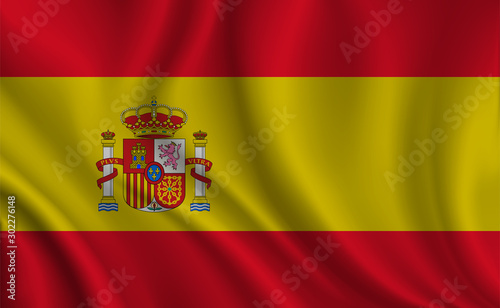 Spain Flag background