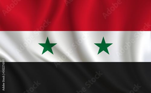 Syria Flag background