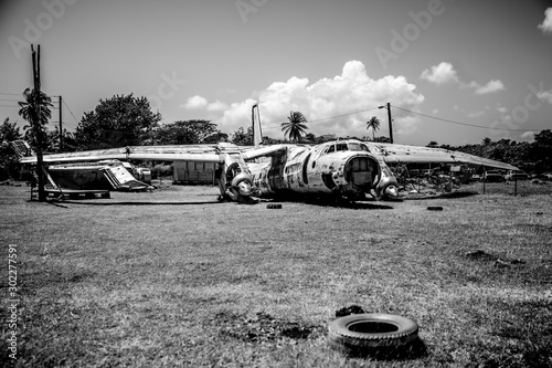 Pearls Old Abandened Airport, Airplane, Aeroplane - Grenada 