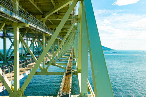 Akashi Kaikyo Bridge stiffening girder photo