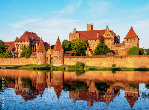 Castle of the Teutonic Order in Malbork, Pomeranian Voivodeship, Poland photo