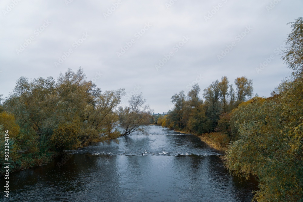 River Shannon in Autumn, Limerick, Ireland