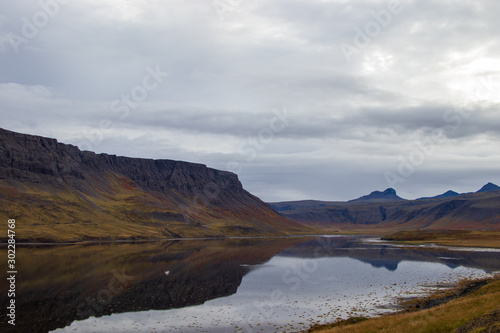 Iceland's beautiful landscape mountains and water