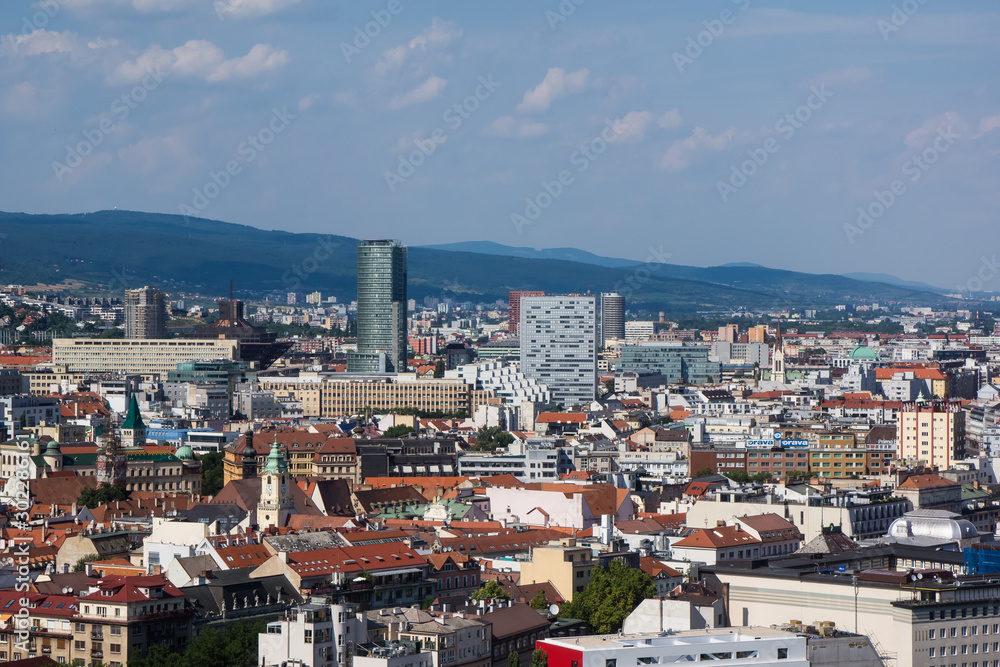famous Bratislava architecture classical cityscape