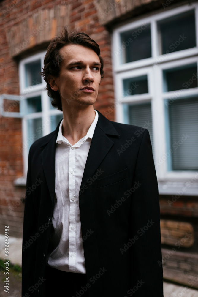 young businessman close up portrait young businessman close up portrait