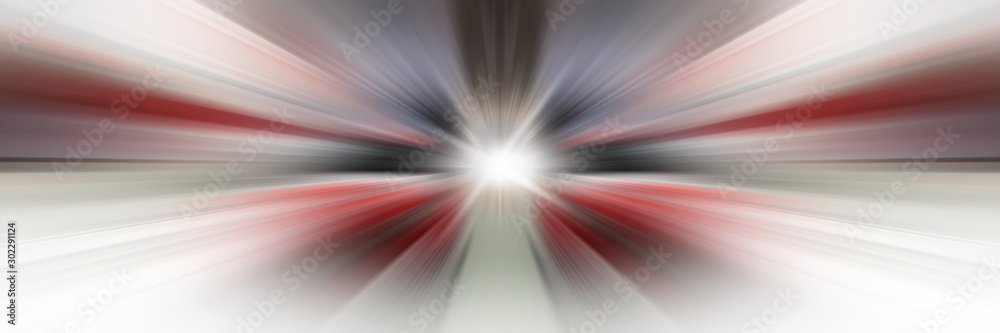 Dynamic lines of light. Light from central point.
