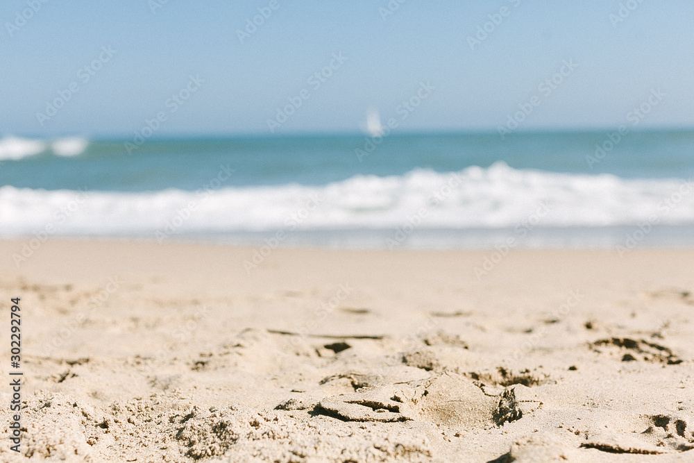 blurred background, sea and beach blurred background, sea and beach