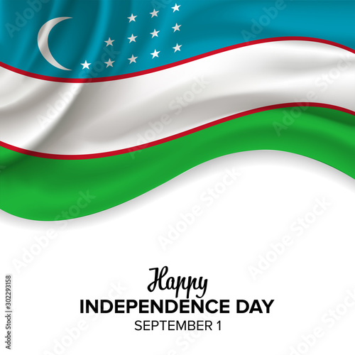 Vector festive illustration of independence day in Uzbekistan celebration on September 1. vector design elements of the national day. holiday graphic icons. National day
