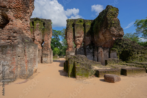 Ruins of palace in Polonnaruwa, Sri-lanka