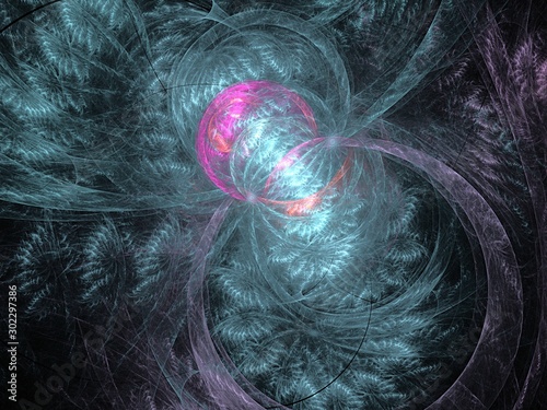 blue nice fractal