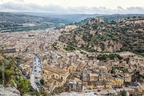 Chiesa Santa Maria La Nova, View of Scicli, Province of Ragusa, Sicily photo