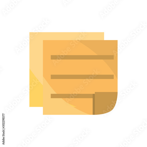 papers office work business equipment icon