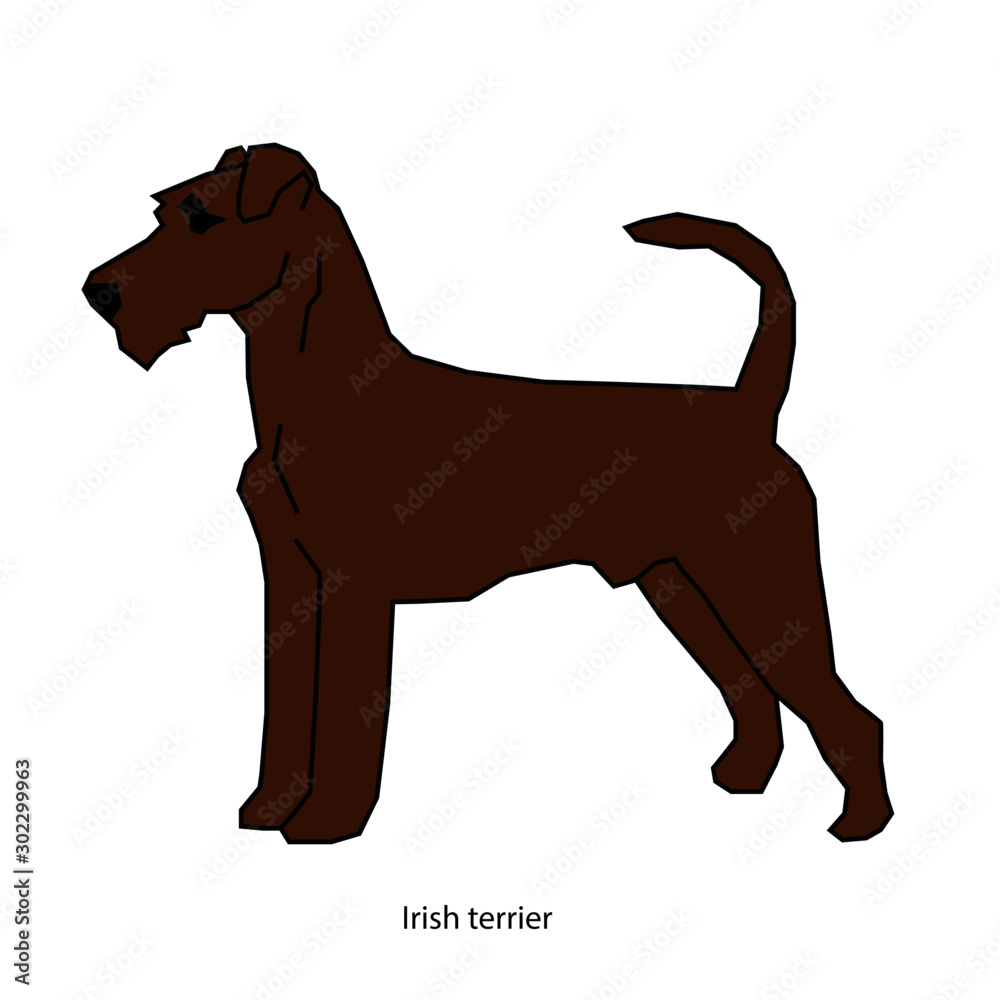 A dog vector illustration isolated A dog vector illustration isolated