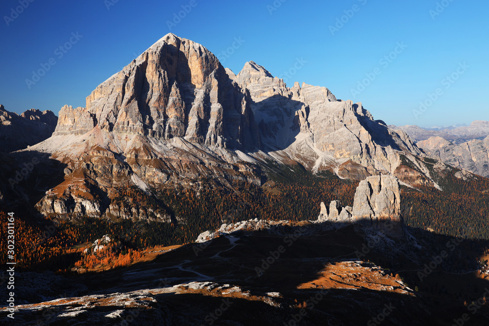 Tofana di Rozes (3225m) in the Dolomites, Italy, Europe