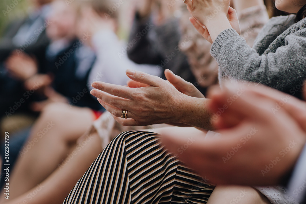 Fototapeta premium Applaudissements