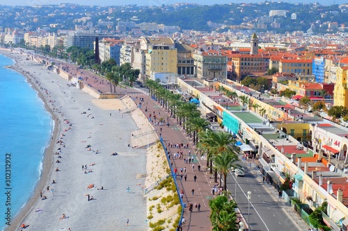 View from the top to Nice, France © Margarita