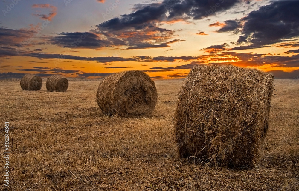 hay bales