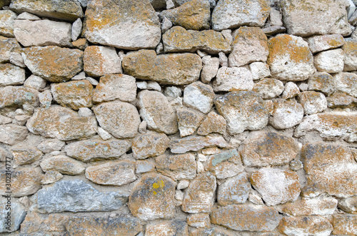 Stone wall, old  stones background