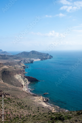 view of the coastline in andalusia