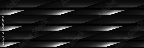 Digital art, panoramic abstract 3D objects, Germany