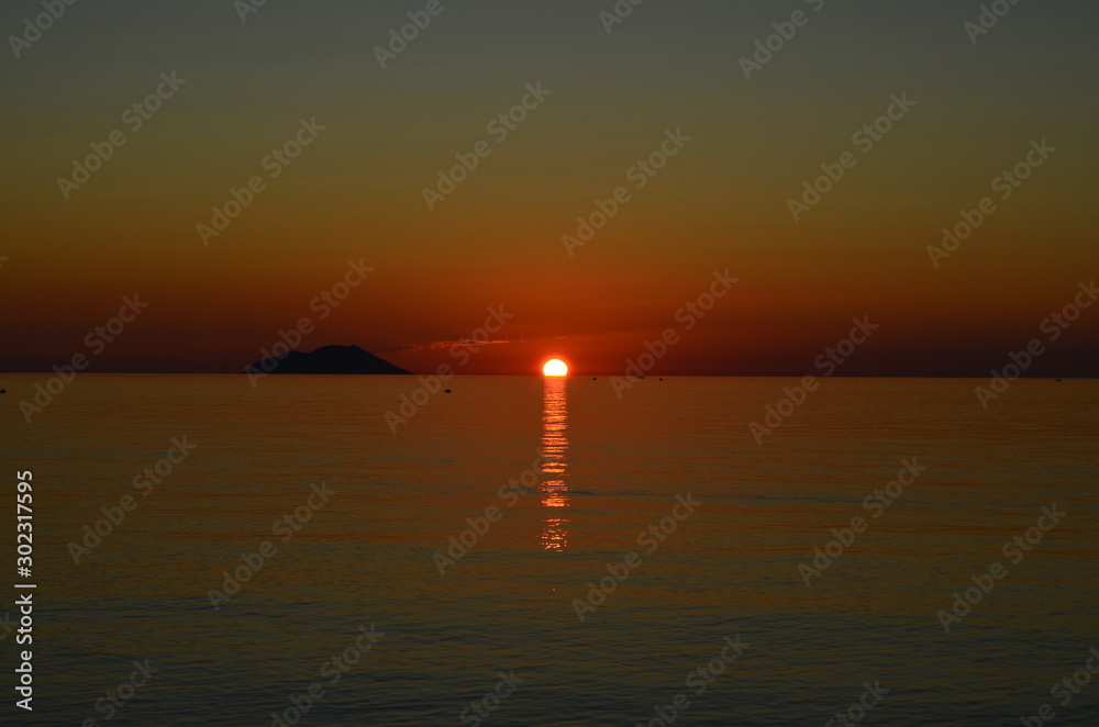 Fototapeta premium sunset at sea