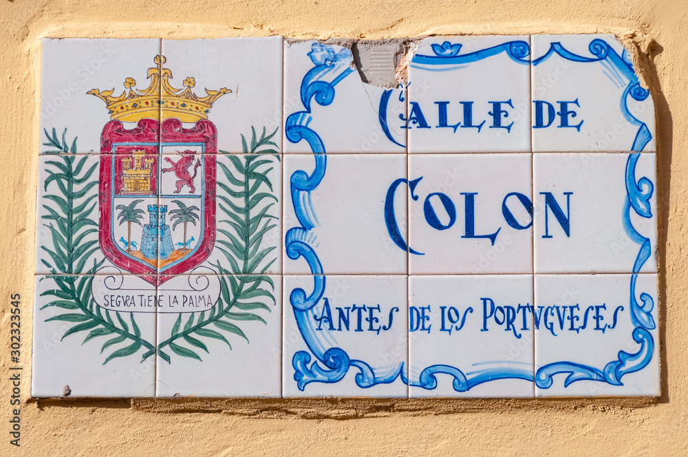 Fototapeta premium Calle de Colon