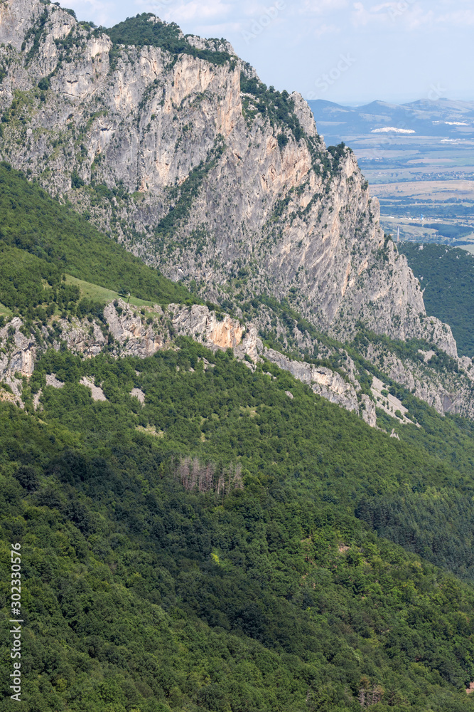 Landscape near Vratsata pass at Balkan Mountains, Bulgaria Landscape near Vratsata pass at Balkan Mountains, Bulgaria